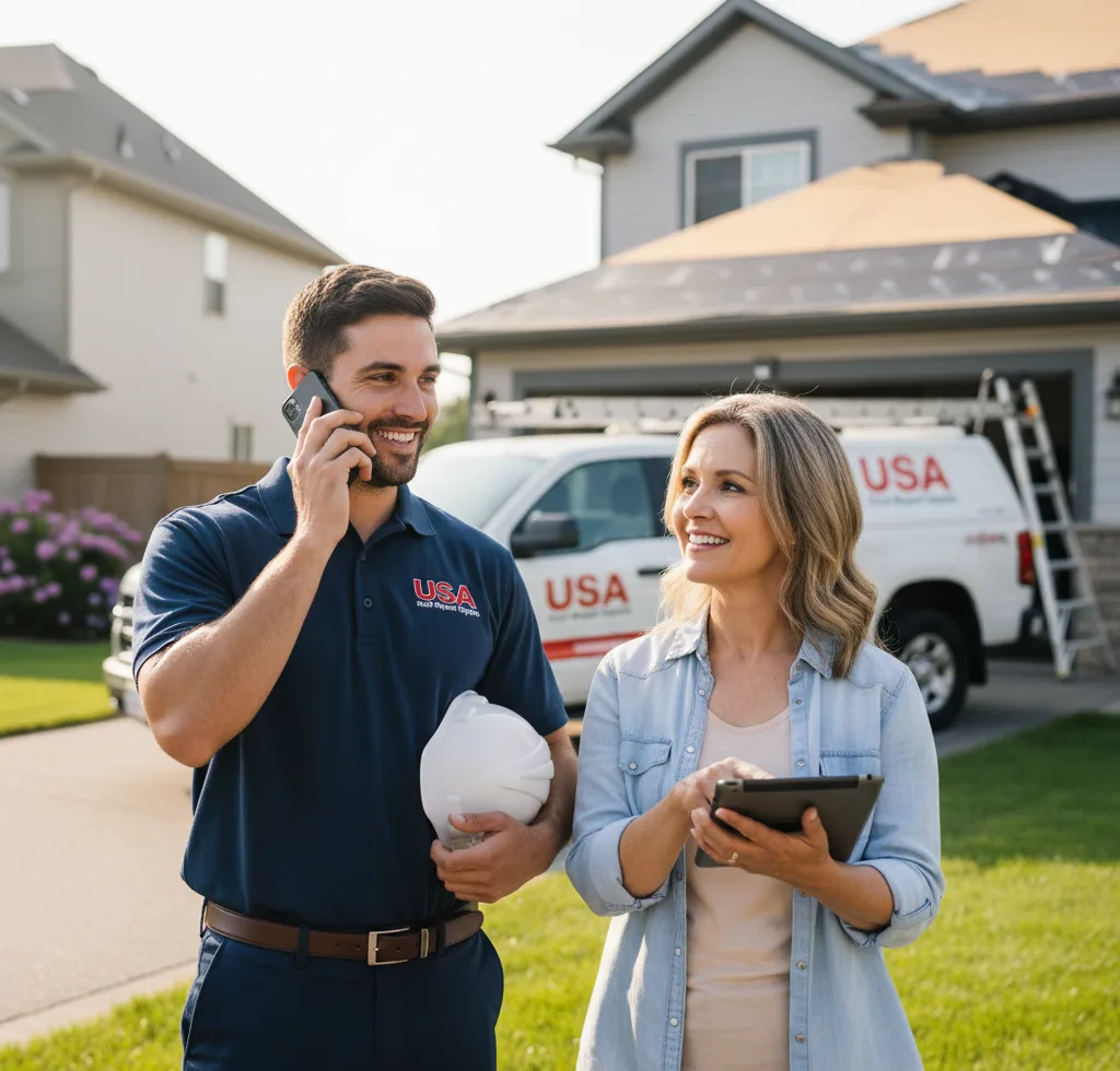 USA Roof Repair Experts customer support in Bristow